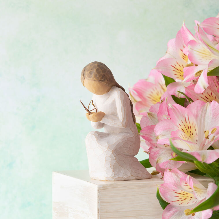 Willow Tree Quiet Wonder Figurine, 3.5"