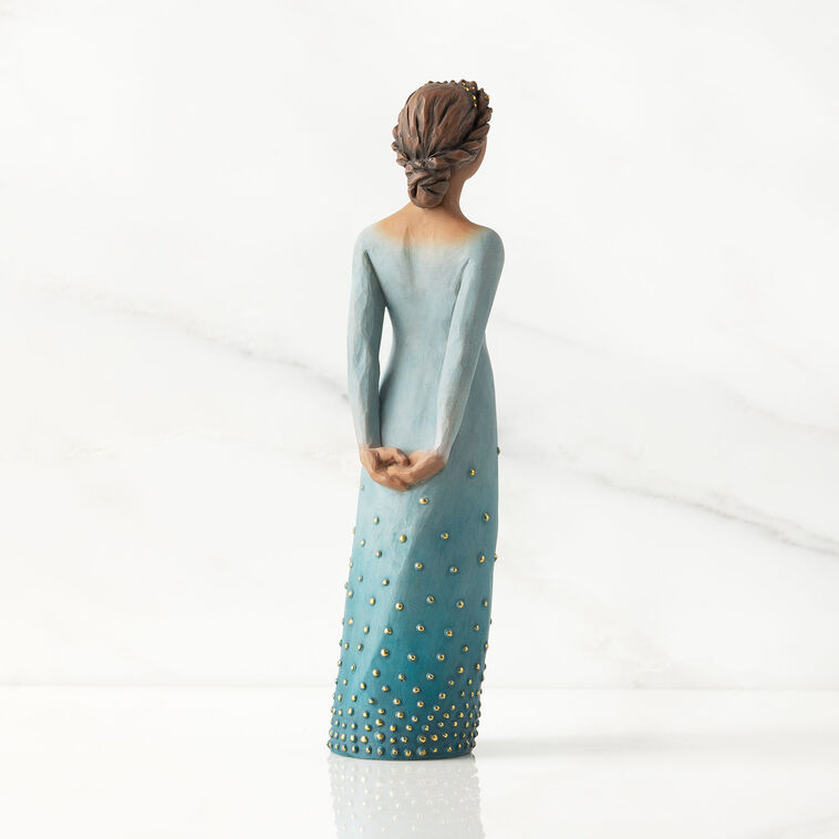  Willow Tree Radiance Woman Figurine—Brown Skin Tone, 7.5"