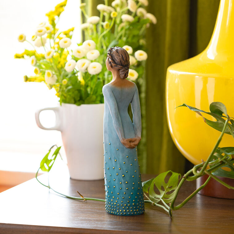  Willow Tree Radiance Woman Figurine—Brown Skin Tone, 7.5"