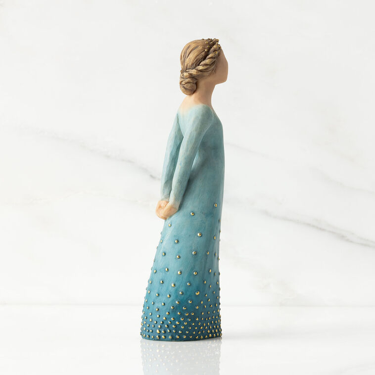  Willow Tree Radiance Woman Figurine—Beige Skin Tone, 7.5"
