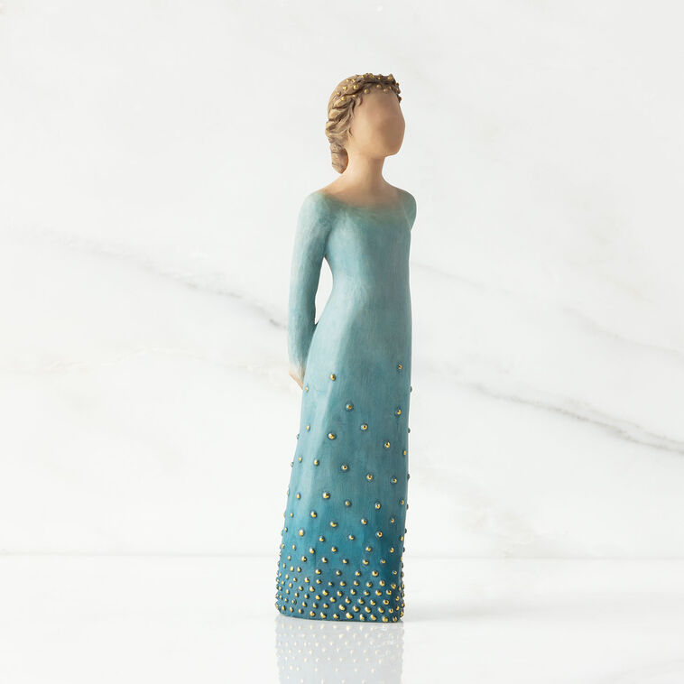  Willow Tree Radiance Woman Figurine—Beige Skin Tone, 7.5"